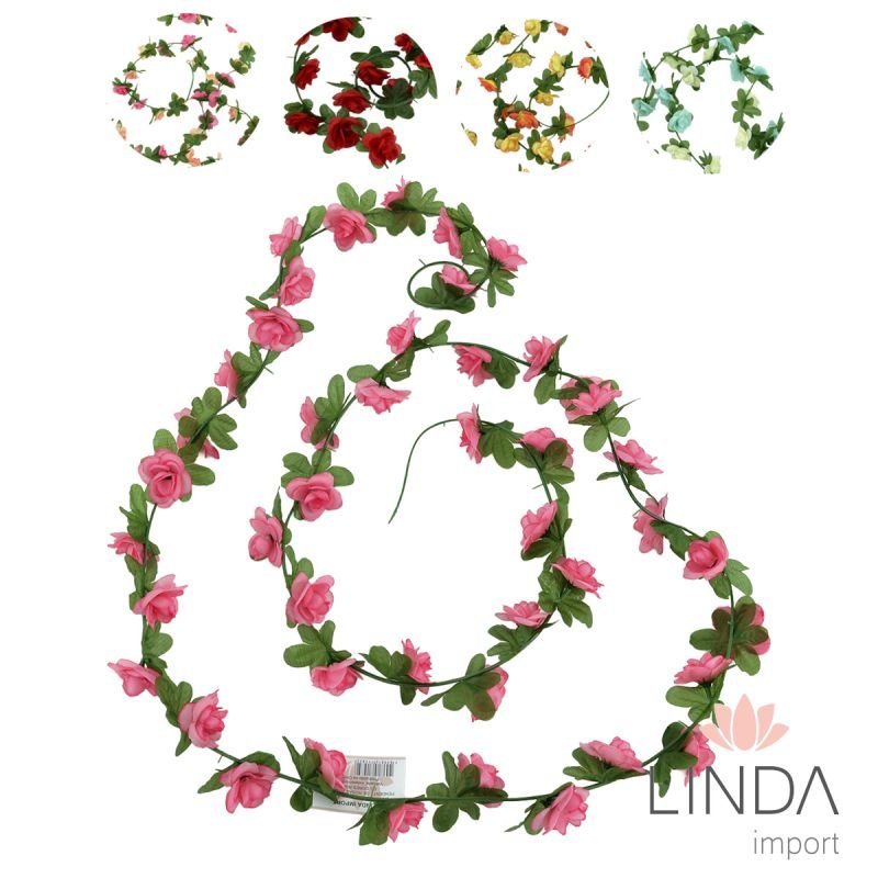 Pendente de Rosas 230CM Mix de Cores RG01
