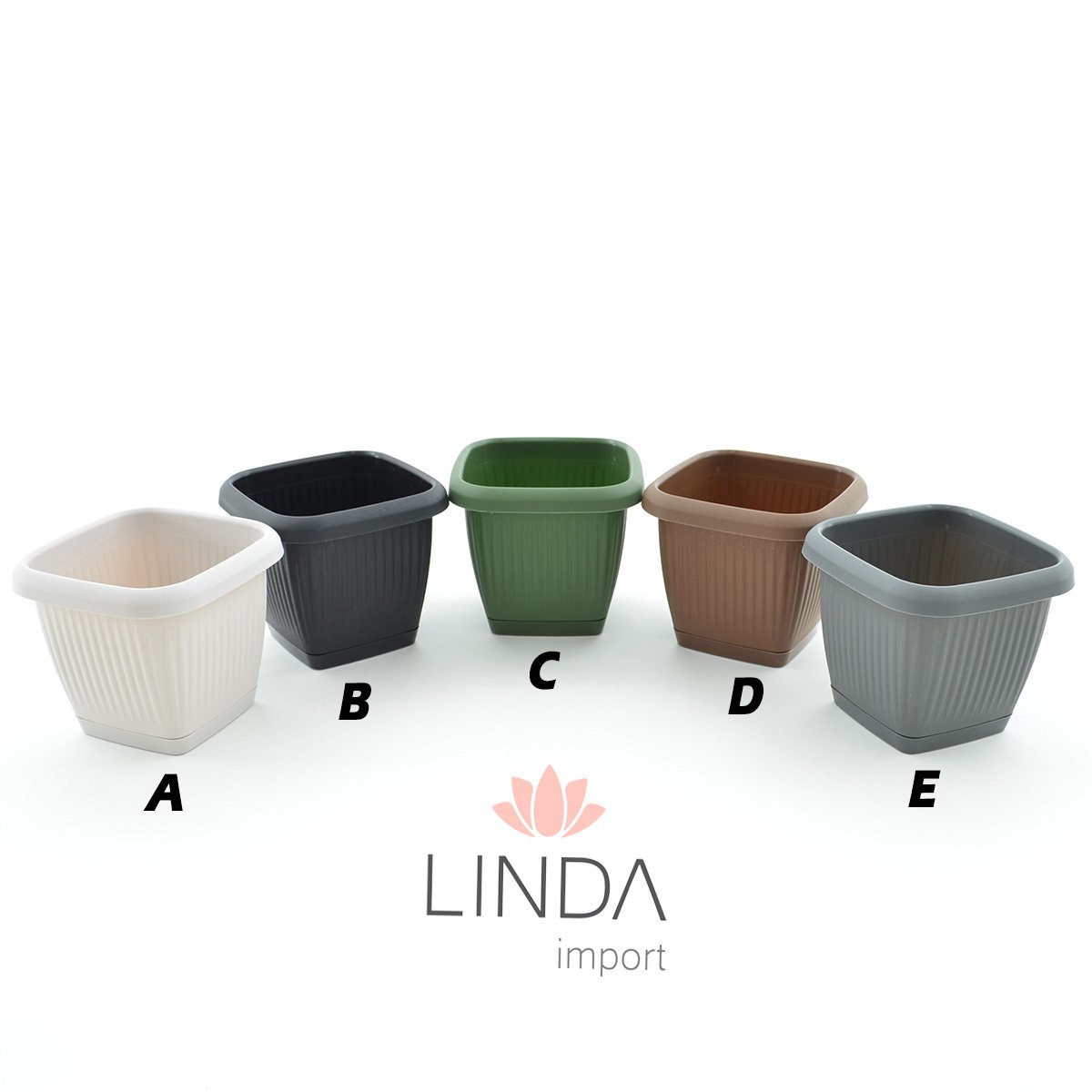 Vaso Quadrado Prato 13X11 1L PJ04