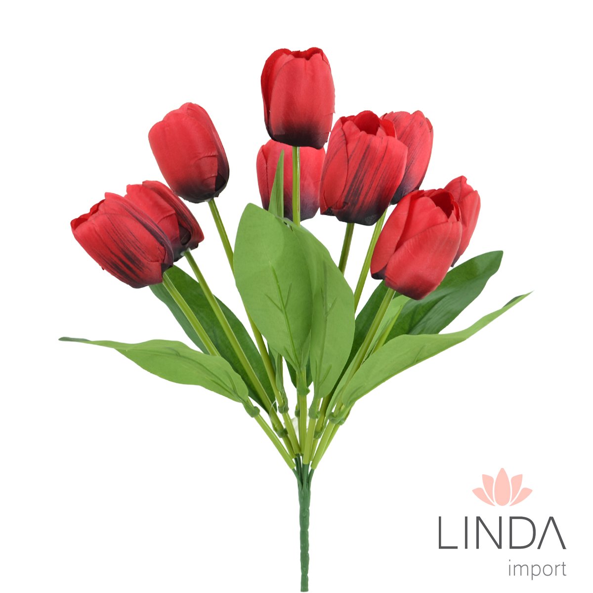 Buquê de Tulipas C/9 Galhos 40CM Mix de Cores PQ02