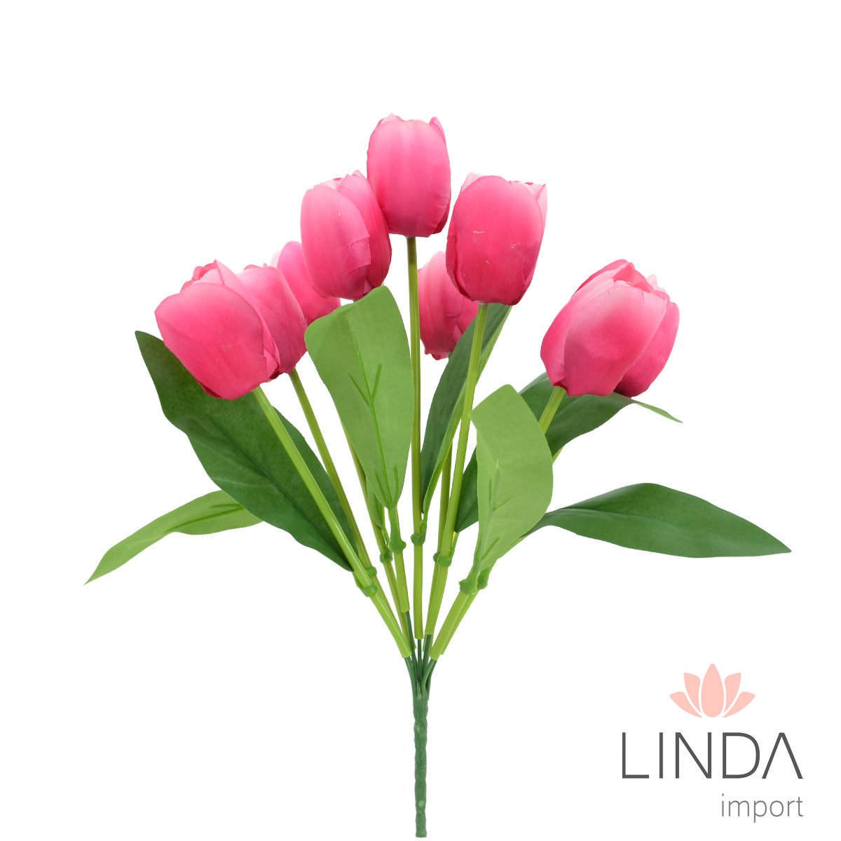 Buquê de Tulipas C/9 Galhos 40CM Mix de Cores PQ02