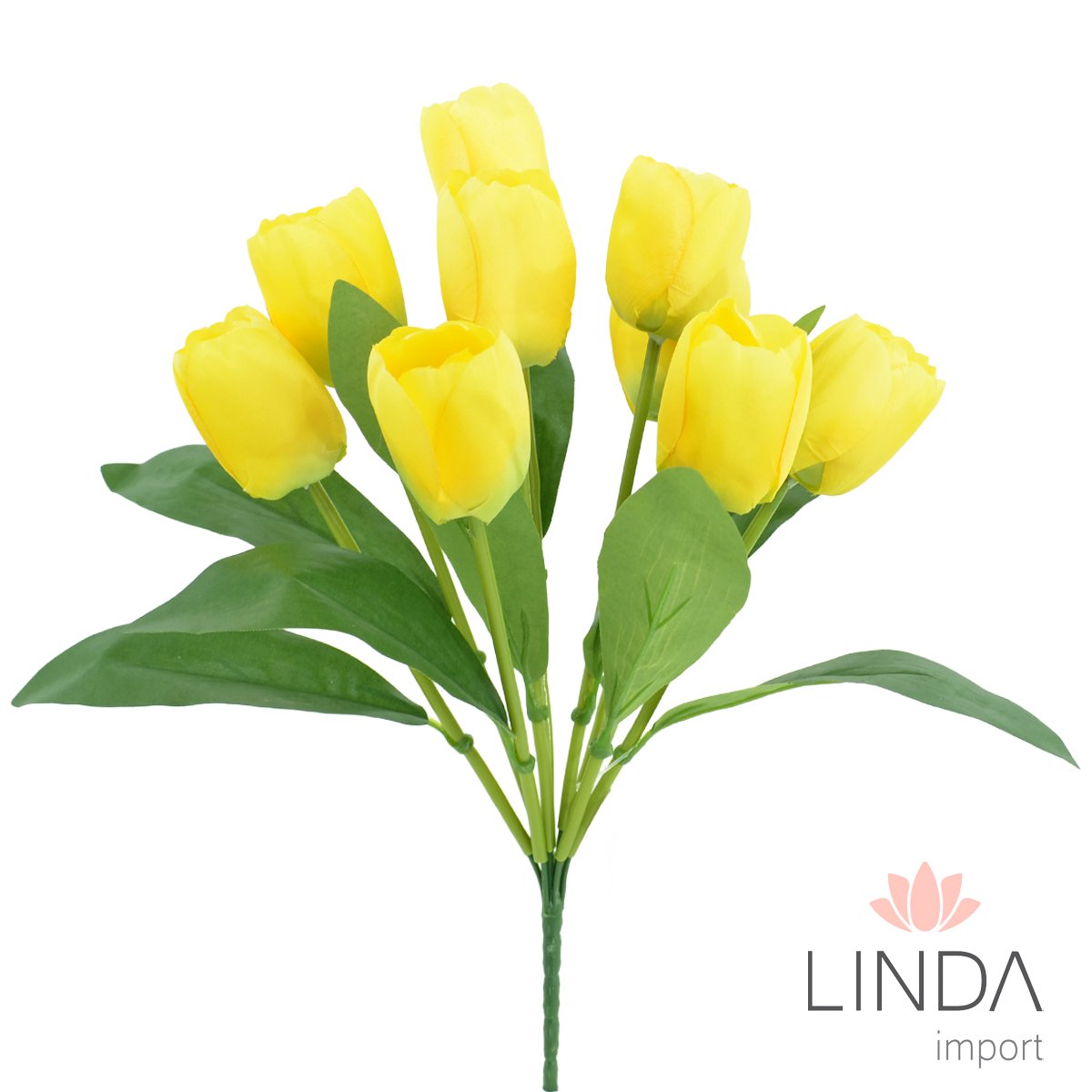 Buquê de Tulipas C/9 Galhos 40CM Mix de Cores PQ02