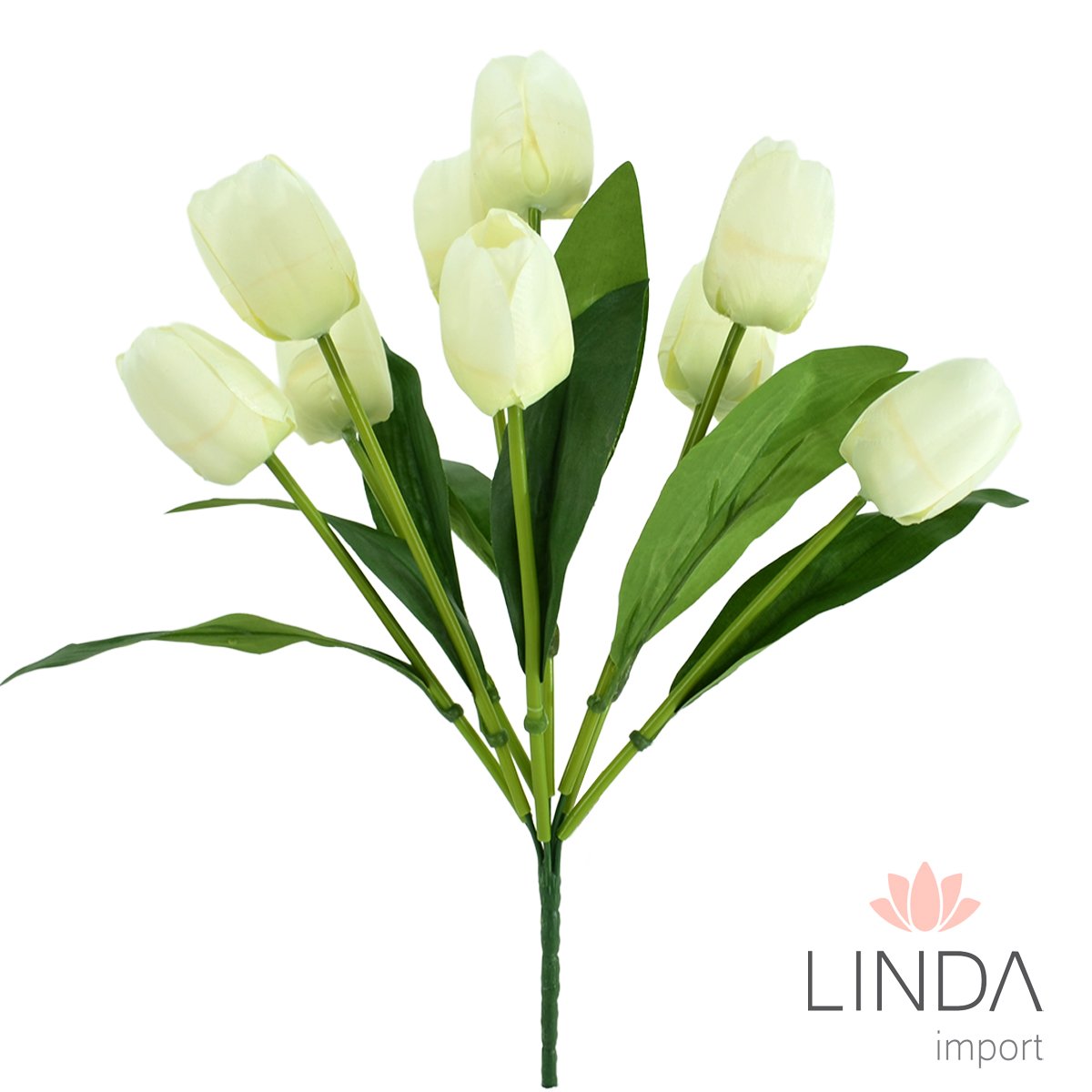 Buquê de Tulipas C/9 Galhos 40CM Mix de Cores PQ02