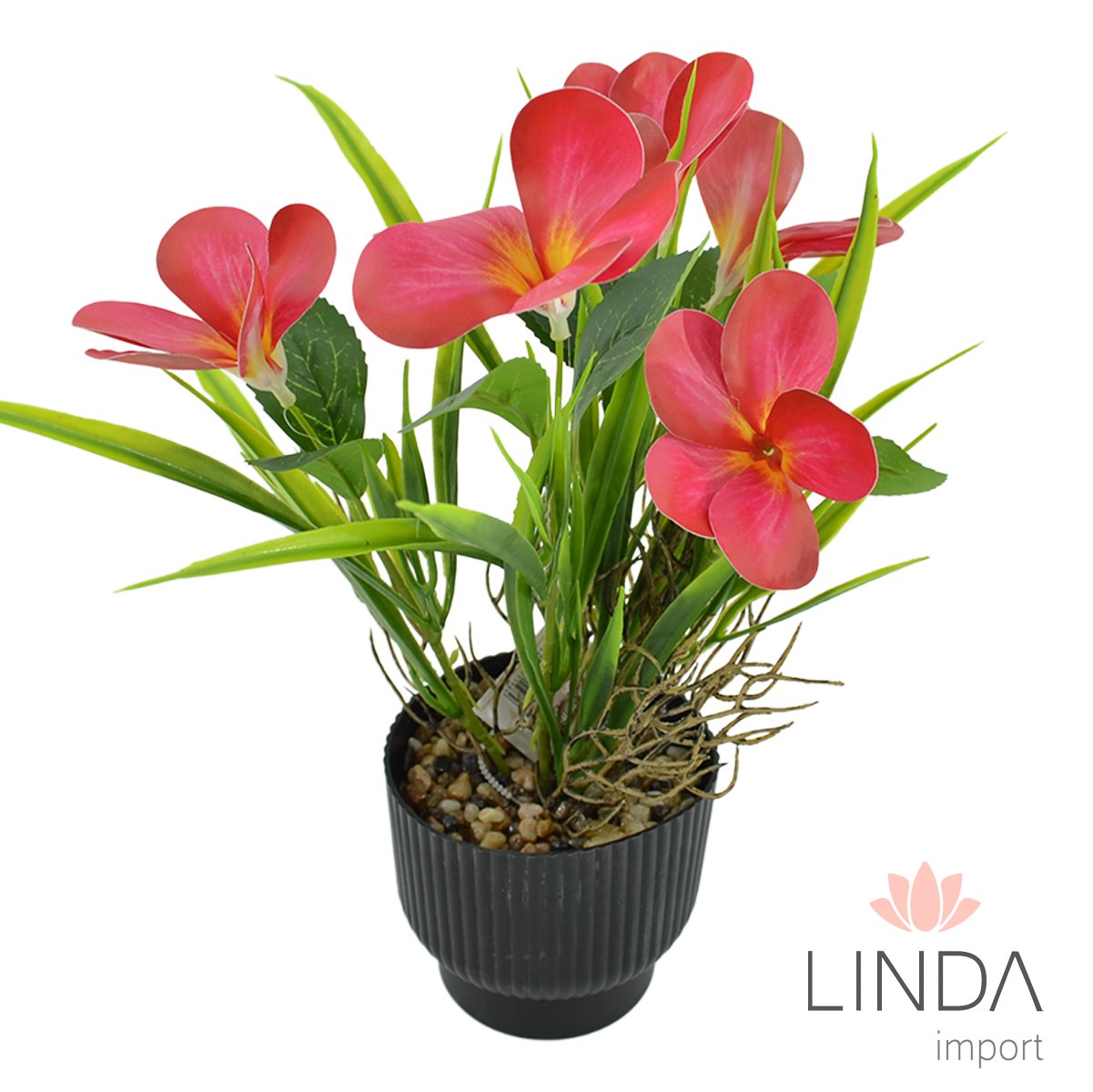 Vaso de Planta Flores 28X09CM Mix de Cores PS15