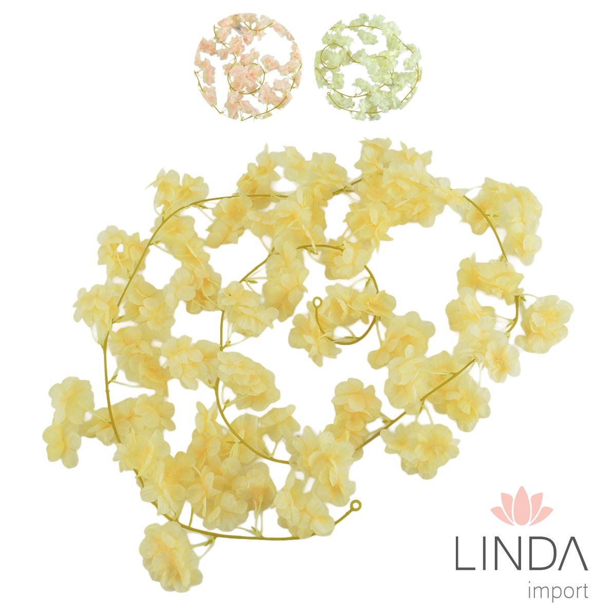 Pendente de Flores 185CM Pu02