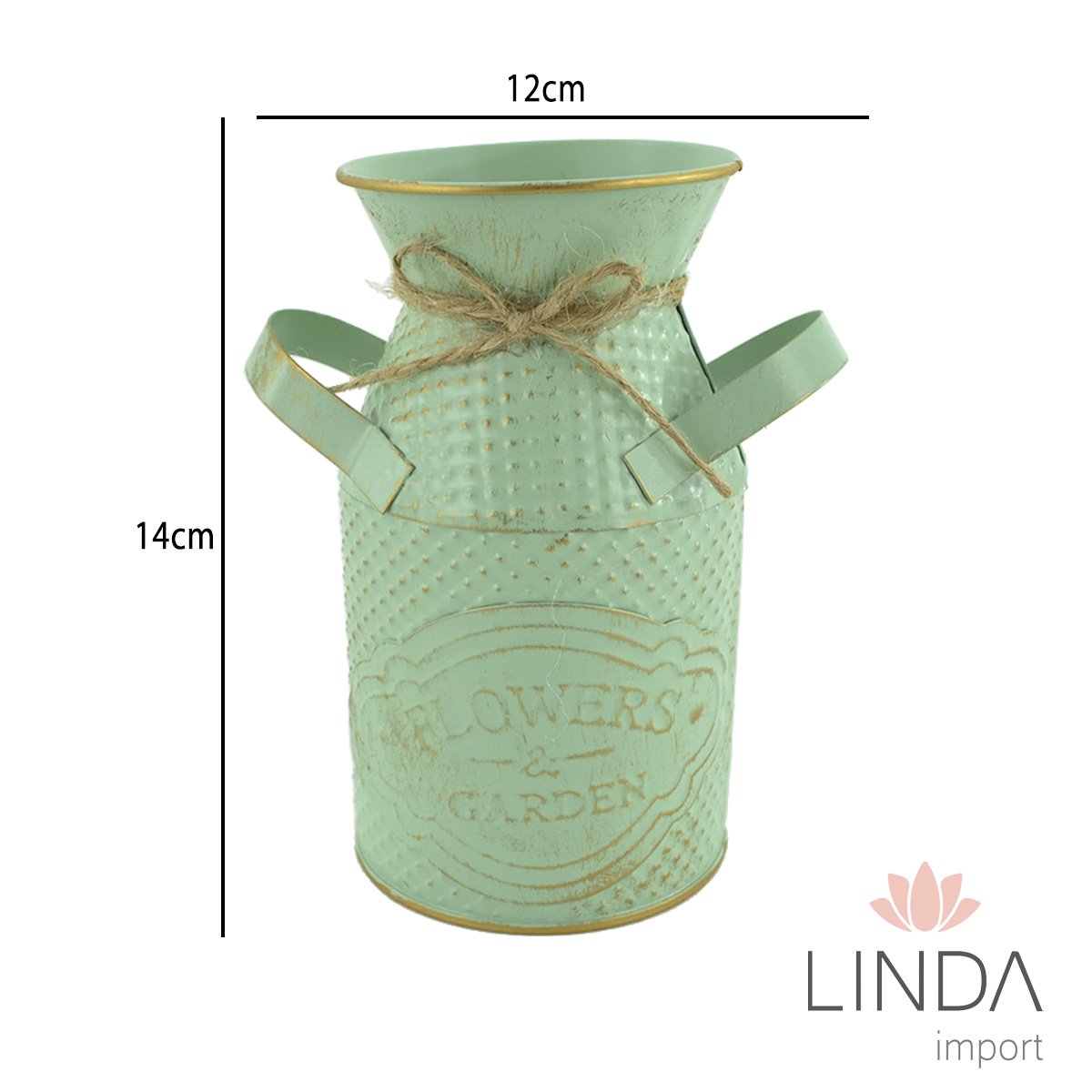 Vaso de Lata 12X14CM QC11