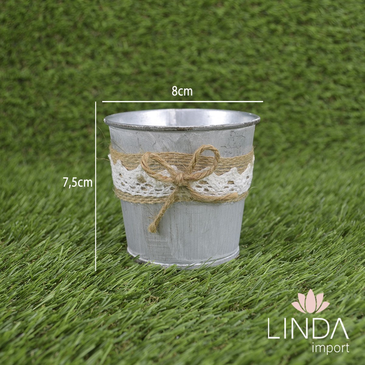 Vaso de Lata 8X7,5CM QC21