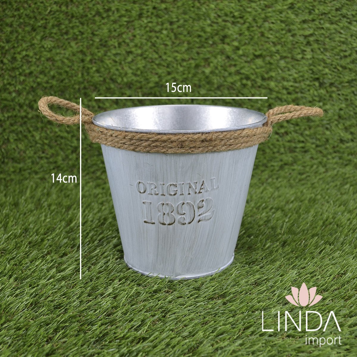 Vaso de Lata 15X14CM QC22