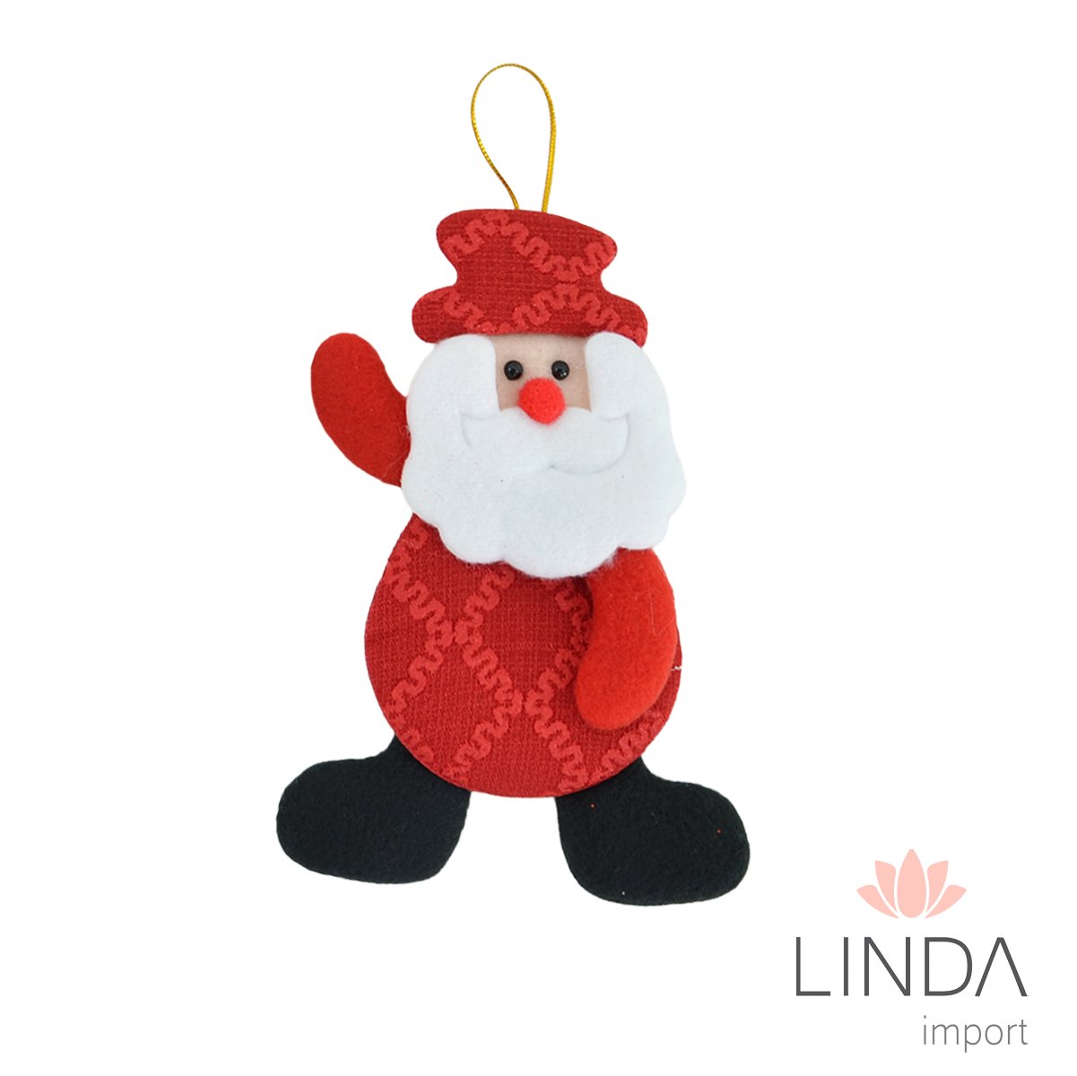 Enfeite de Natal Noel & Cia 16CM QL10