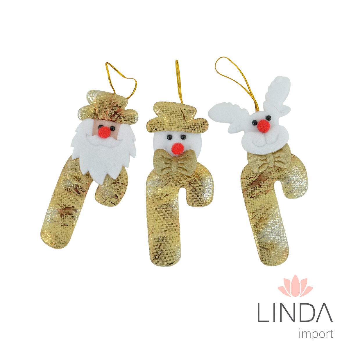 Enfeite de Natal Noel & Cia 15CM QL13