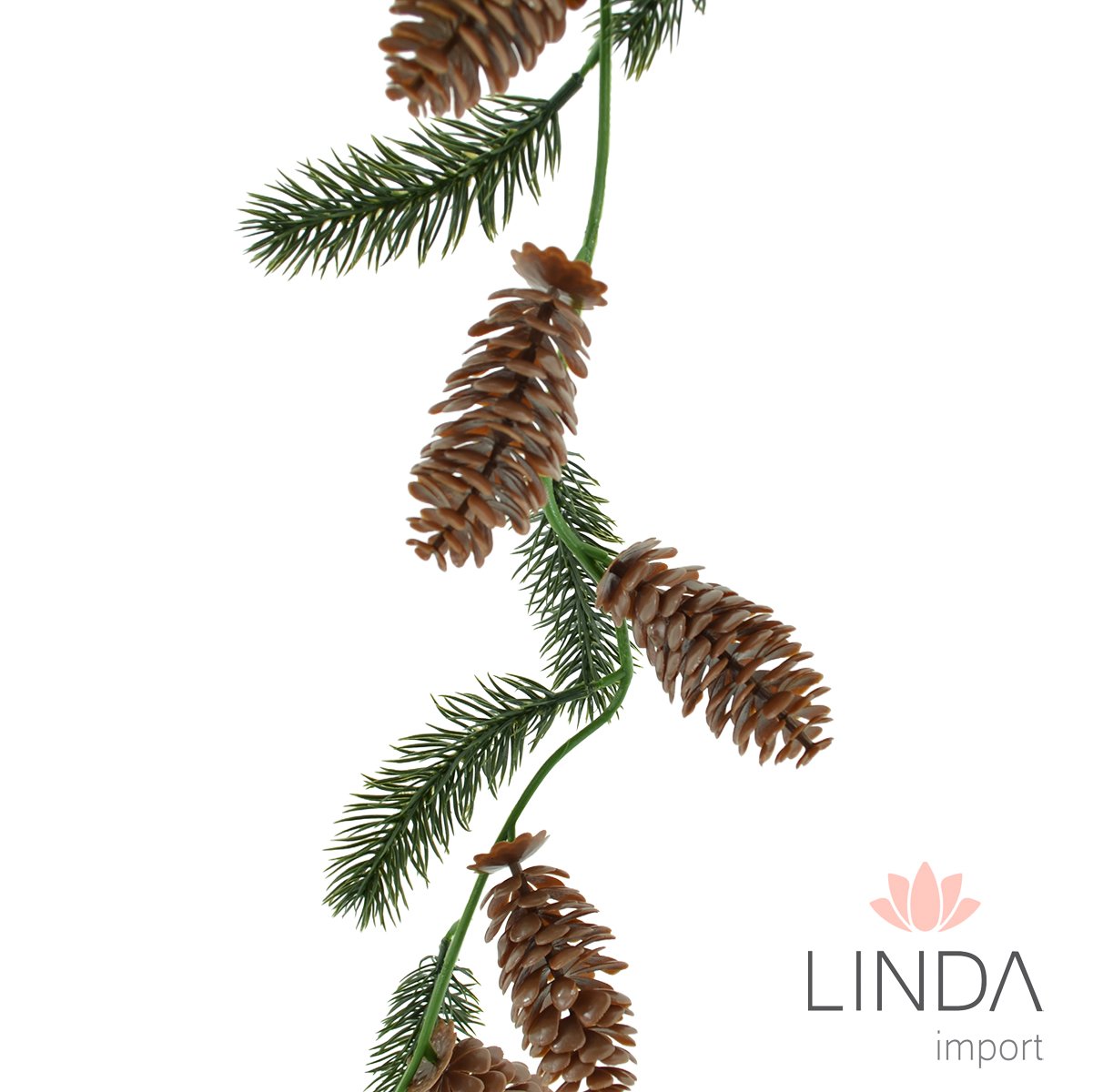 Pendente de Flor de Natal Pinheiro C/36 Folhas 1,6M QM01