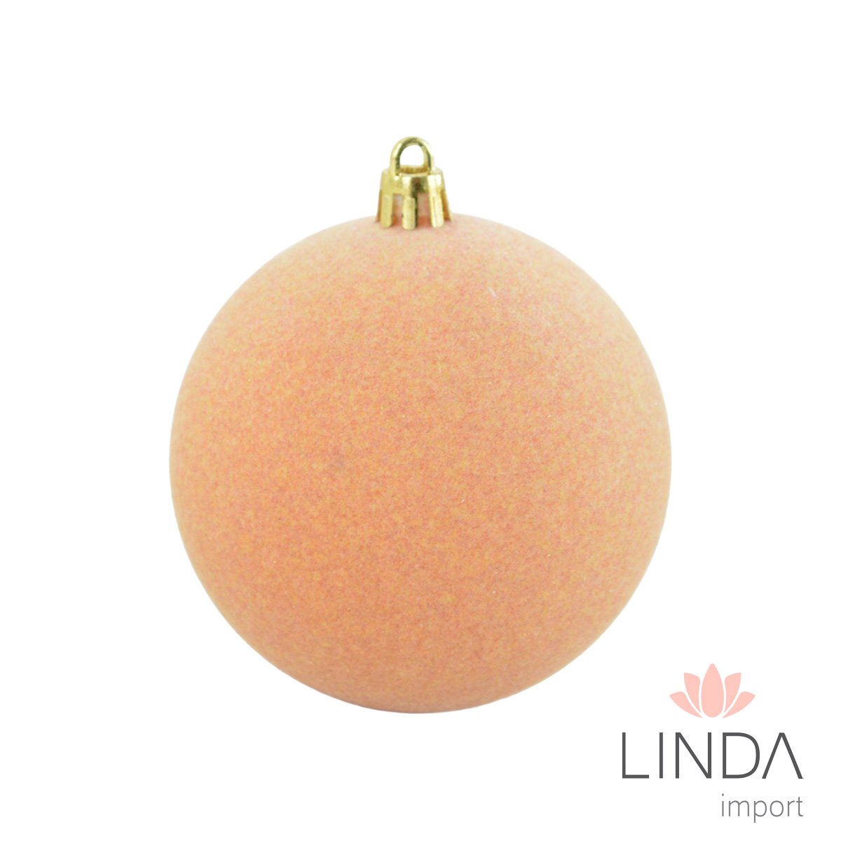 Bola de Natal Kit C/9 8CM Veludo Qo21