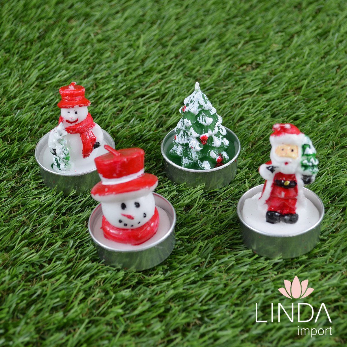 Vela Decorativa de Natal CX/12 QQ01