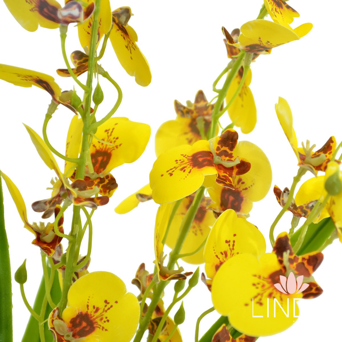 Mini Buquê de Orquídea C/3 Galhos 50CM Mix de Cor Qu04
