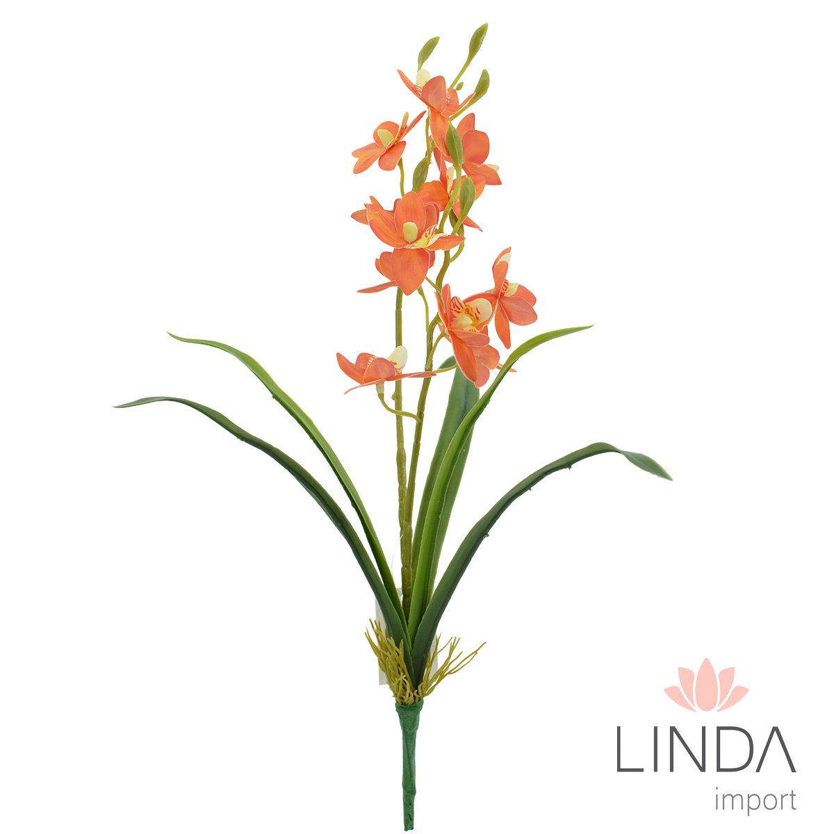 Mini Buquê de Orquídea C/2 Galhos 40CM Mix de Cor Qu05