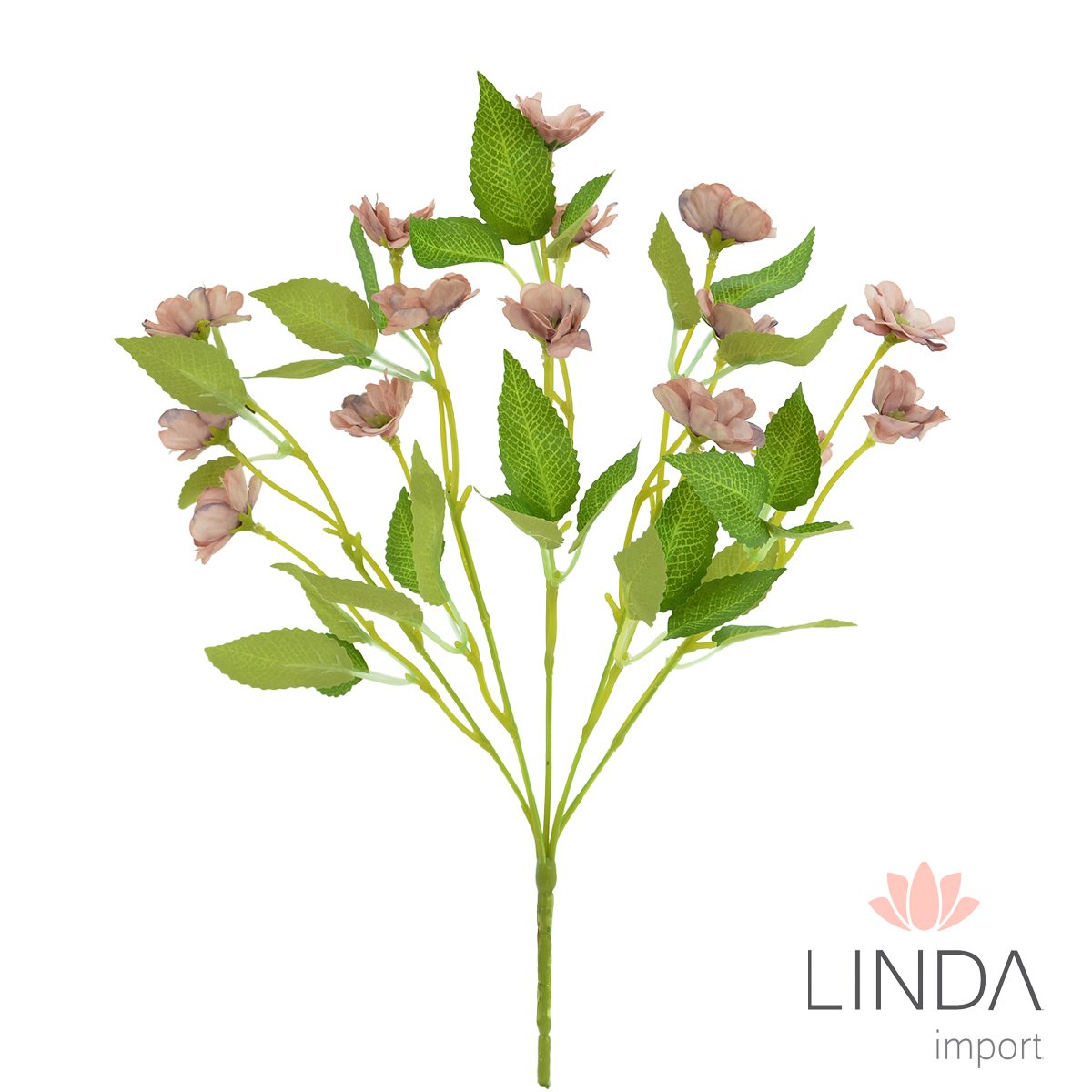 Mini Buquê de Rosa C/5 Galhos 33CM Mix de Cores QX06