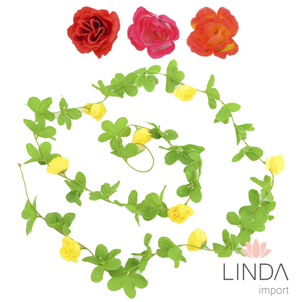 Pendente de Rosas 240CM Ra06