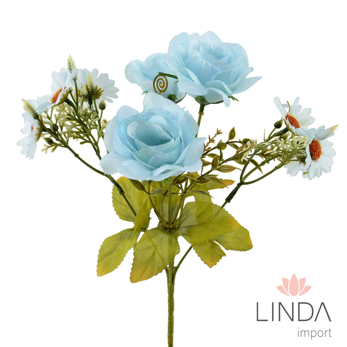 Mini Buquê de Rosas C/5 Galhos 30CM RB03