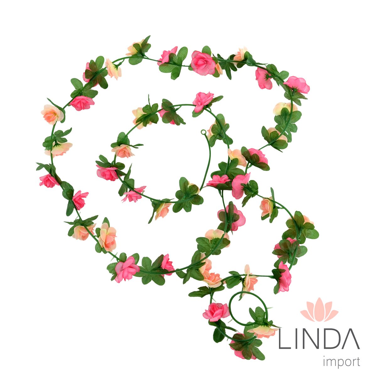 Pendente de Rosas 230CM Mix de Cores RG01