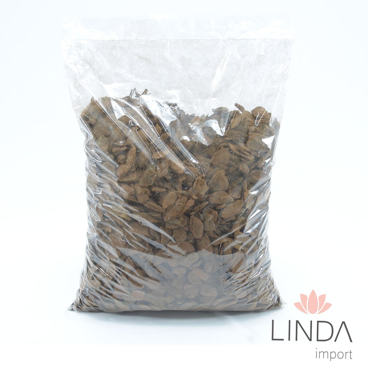 Casca de Pinus Pequena Saco 1KG SPN04