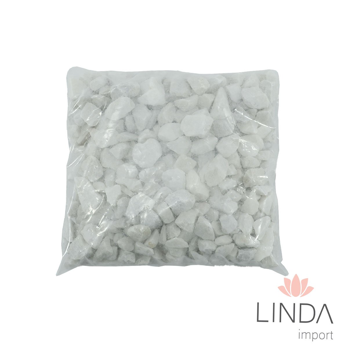 Pedra Tamanho 1 1KG Branca SPN16