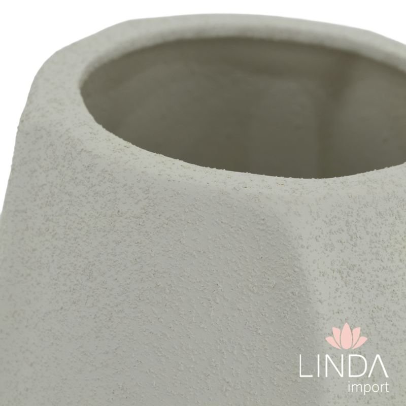 Vaso de Cerâmica Torn G Off Texturizado 17X30 HW361